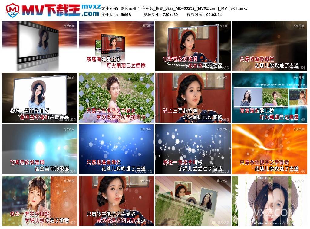 欧阳朵-旧年今朝愿_国语_流行_MD403232